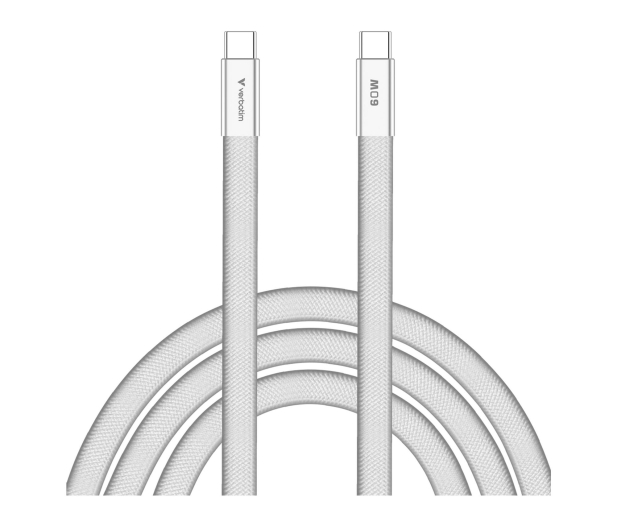 Verbatim SoftTouch USB-C to C cable 60W 120 cm - White - 1607296 - zdjęcie